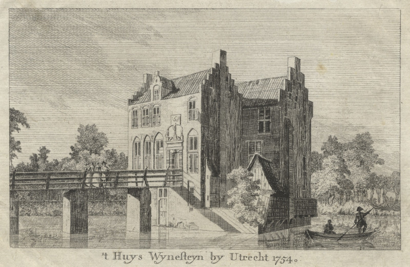 &acute;t Huys Wynesteyn by Utrecht 1754 by nn