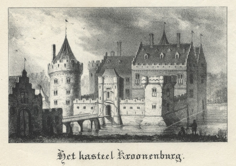 Het kasteel Kroonenburg by nn