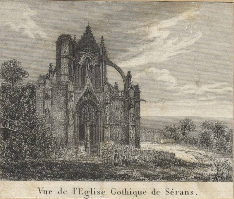 Vue de l&acute;Eglise Gothique de Sérans by nn