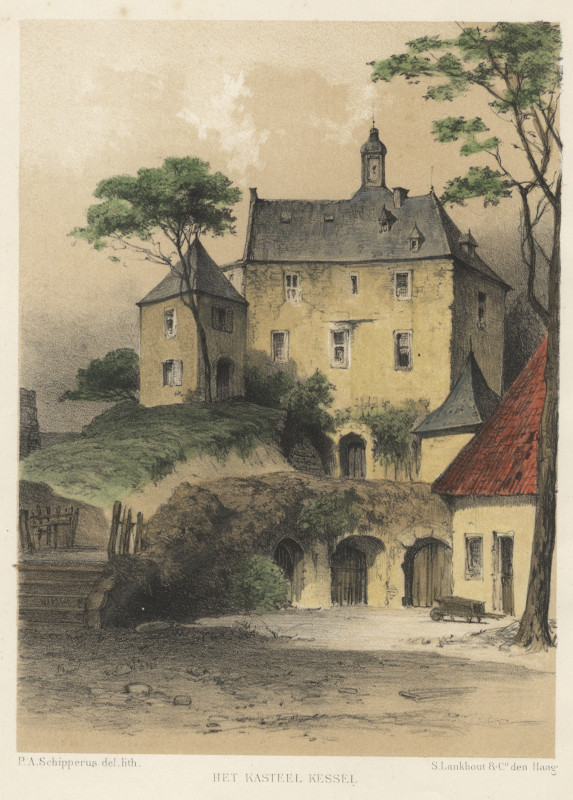 view Het kasteel Kessel by P.A. Schipperus