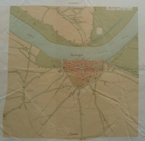 plan Nieumegen by Jacob van Deventer