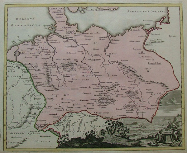 map Germania Ptolemaei by Weigel