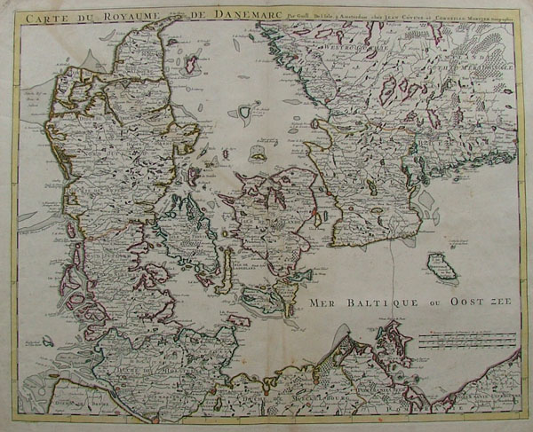 map Carte du Royaume de Danemark by Guillaume de l´isle
