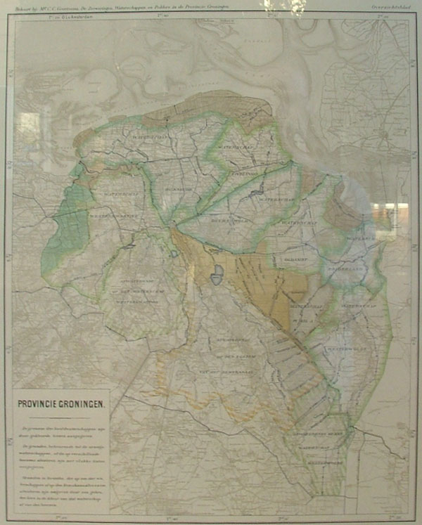 map Provincie Groningen by Mr C.C. Geertsema