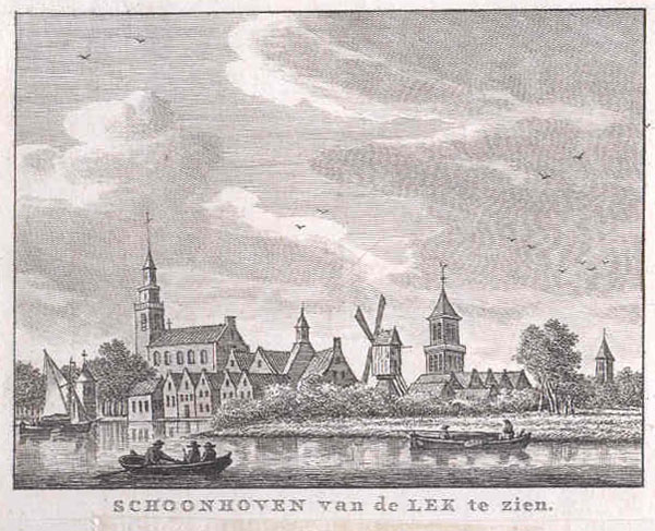 view Schoonhoven van de Lek te zien by Bendorp, Bulthuis