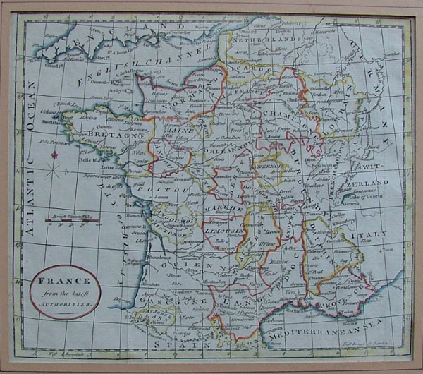 map France from the latest Authorities by Thomas Kitchen