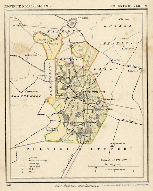 map communityplan Gemeente Hilversum by Kuyper (Kuijper)
