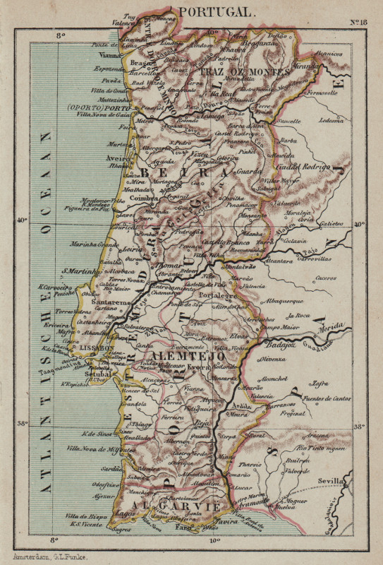map Portugal by Kuyper (Kuijper)