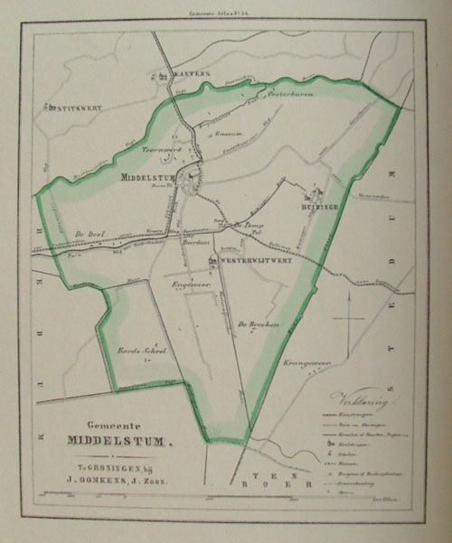 map communityplan Gemeente Middelstum by Fehse