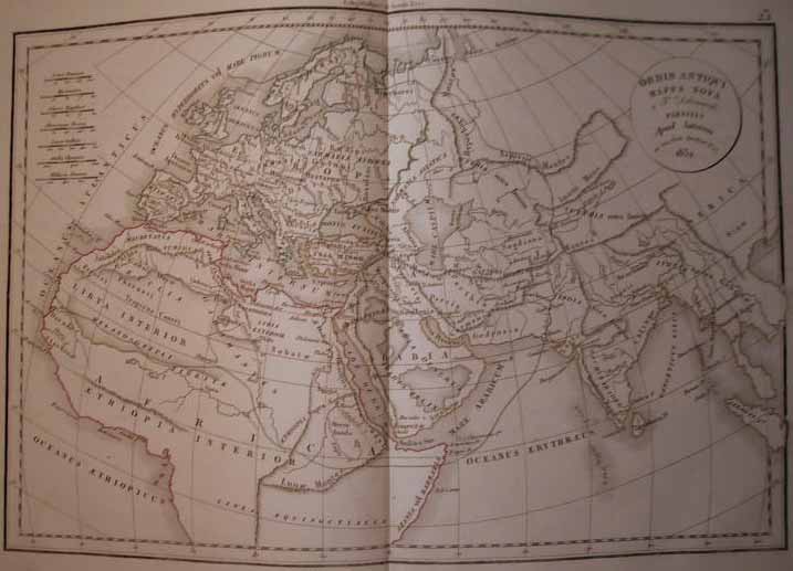 Orbis Antiqua Mappa Nova by Félix Delamarche