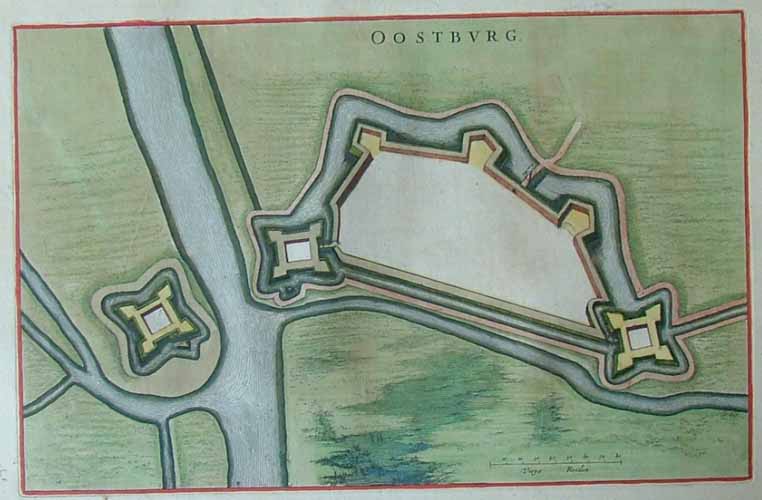 Oostburg by Blaeu
