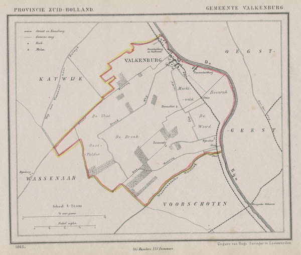 map communityplan Gemeente Valkenburg by Kuyper (Kuijper)