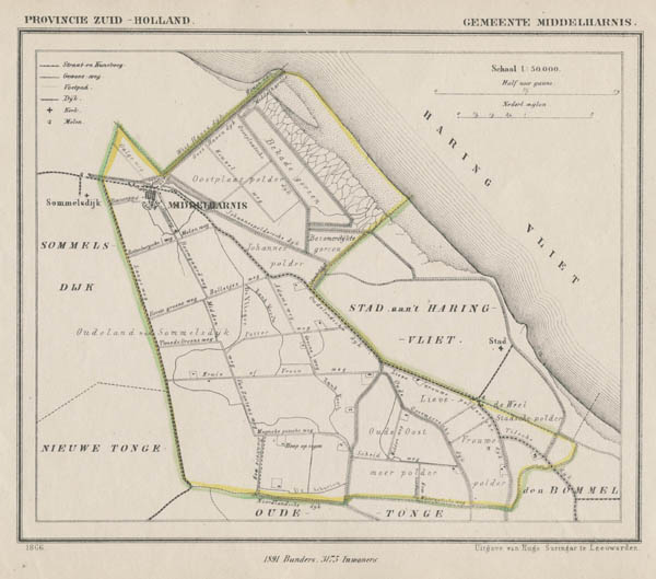 map communityplan Gemeente Middelharnis by Kuyper (Kuijper)