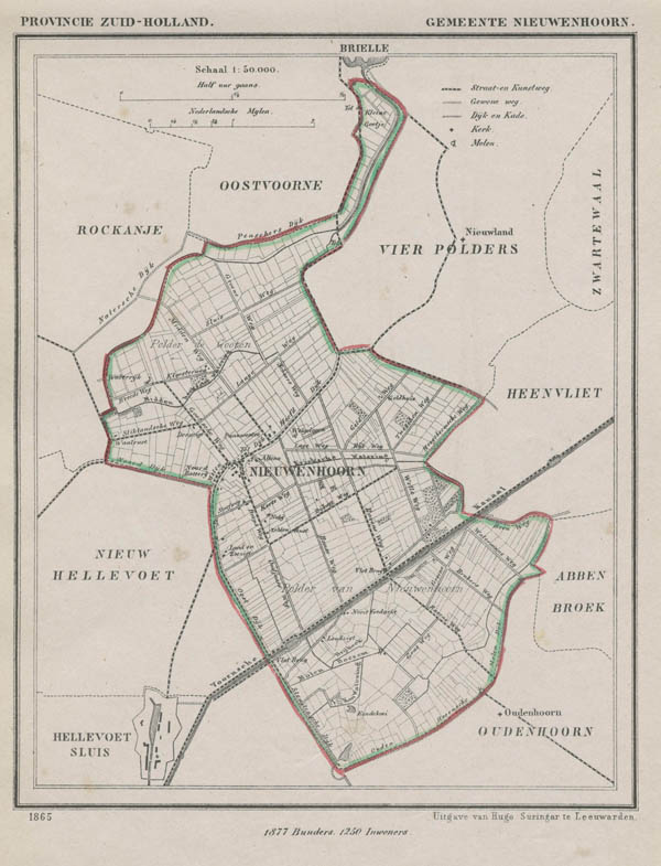 map communityplan Gemeente Nieuwenhoorn by Kuyper (Kuijper)