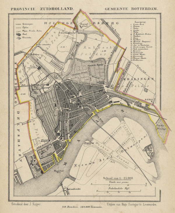 map communityplan Gemeente Rotterdam by Kuyper (Kuijper)