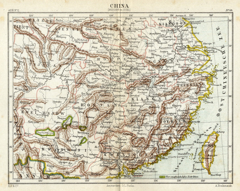 China (Midden en Zuid) (Hong Kong, Macao) by Kuyper (Kuijper)