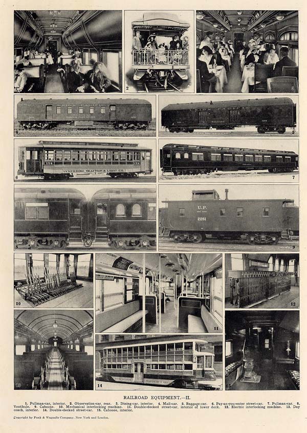 print Railroad Equipment II by Funk&Wagnalls Company