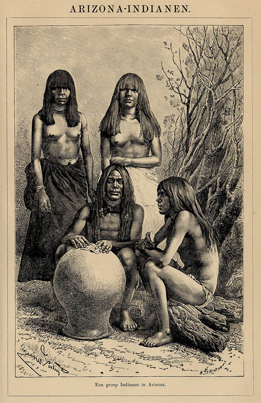 print Arizona Indianen by Winkler Prins
