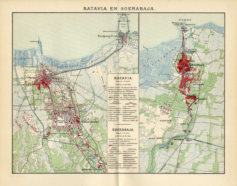 Batavia en Soerabaja by Winkler Prins