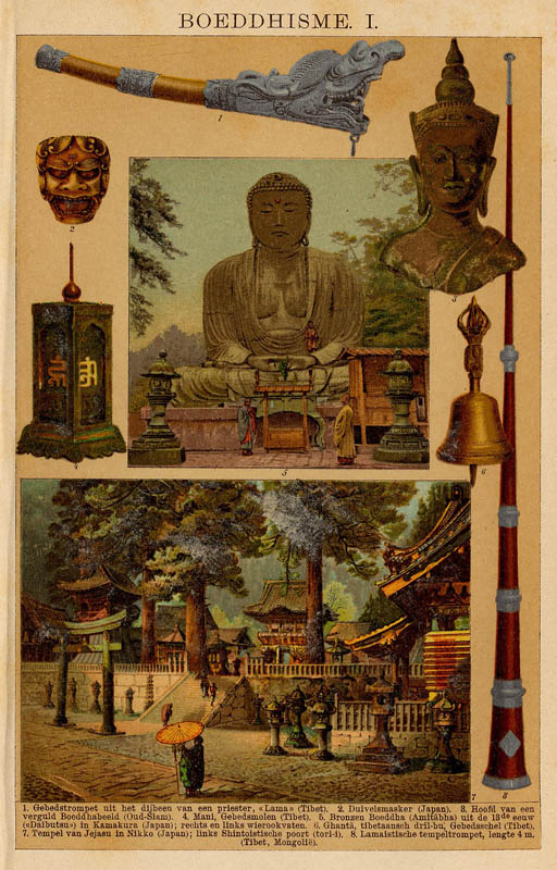 print Boeddhisme I by Winkler Prins