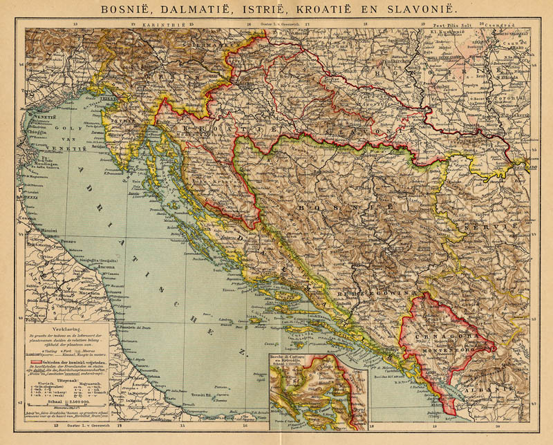 Bosnië, Dalmatië, Istrië, Kroatië en Slavonië by Winkler Prins