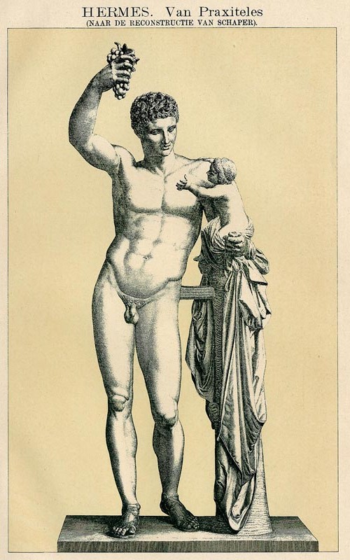 print Hermes Van Praxiteles by Winkler Prins