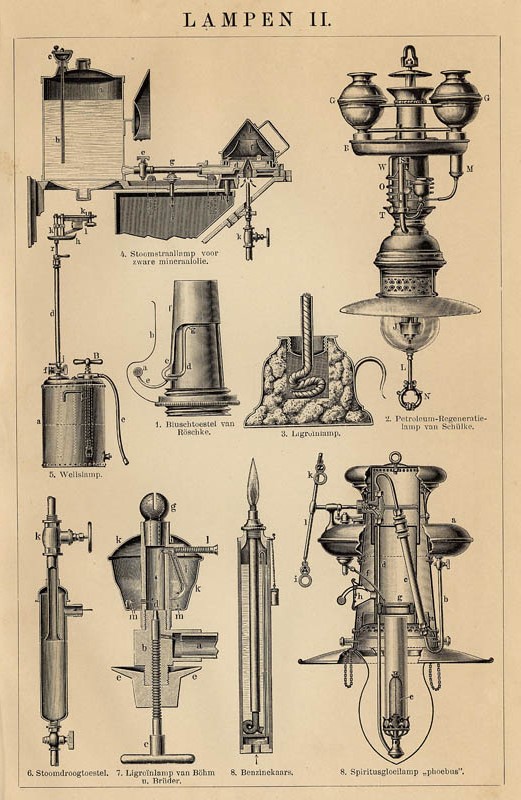 print Lampen II by Winkler Prins