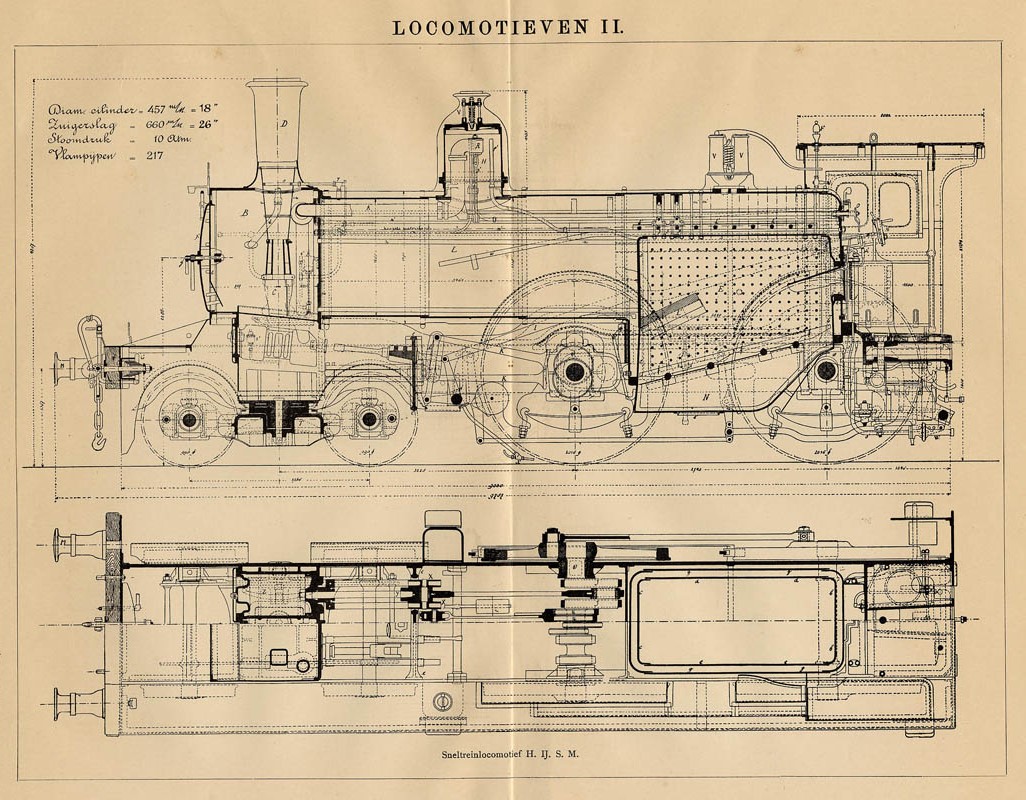Locomotieven II by Winkler Prins
