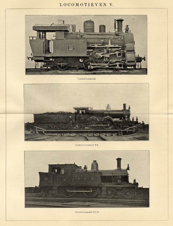 print Locomotieven V by Winkler Prins