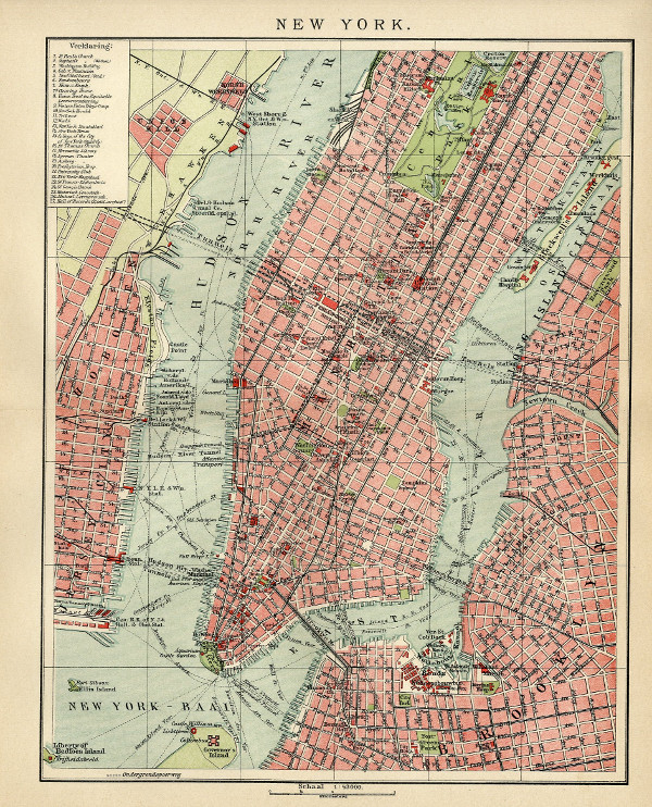 plan New York by Winkler Prins