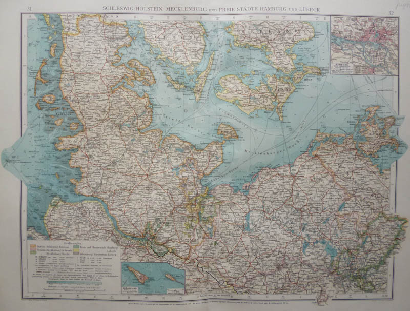 Schleswig-Holstein, Mecklenburg un Freie Städte Hamburg und Lübeck by O. Herkt, K. Tänzler, G. Jungk
