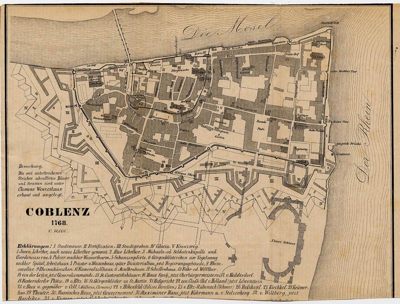 Coblenz 1768  by NN