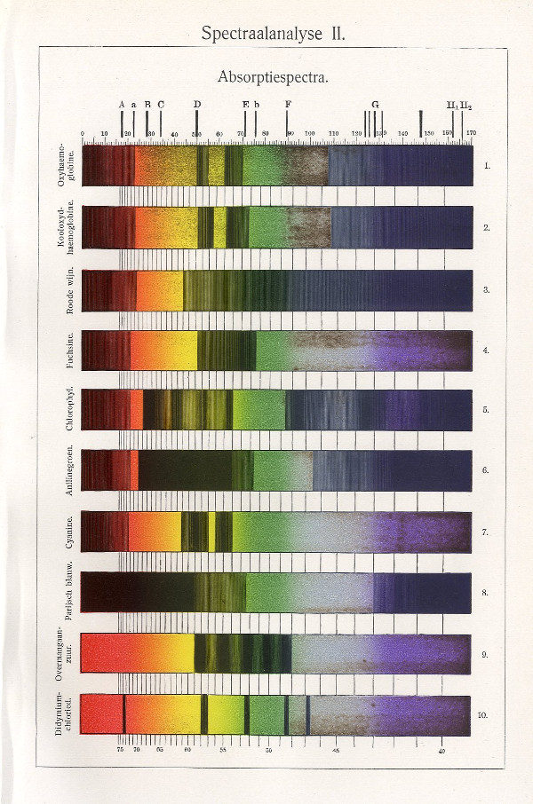 print Spectraalanalyse II (Spectra) by Winkler Prins