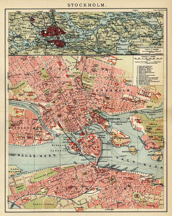 plan Stockholm by Winkler Prins