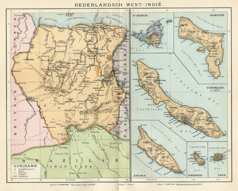 Nederlandsch West-Indië (Suriname, en Nederlanse Antillen) by Winkler Prins