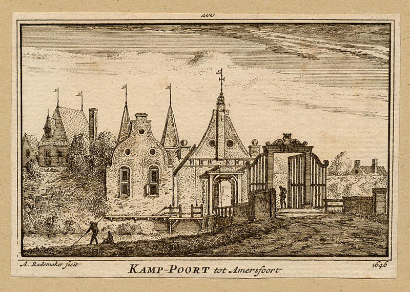 Kamp-Poort tot Amersfoort 1646 by Abraham Rademaker