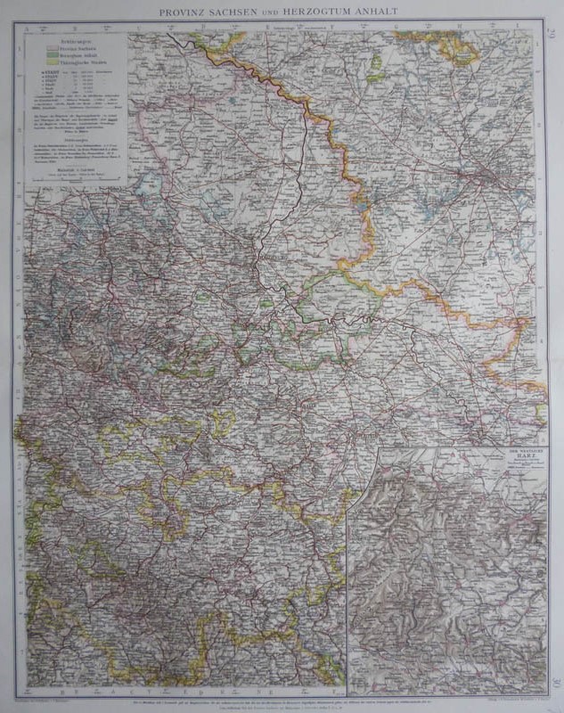 Provinz Sachsen und Herzogtum Anhalt by Richard Andree