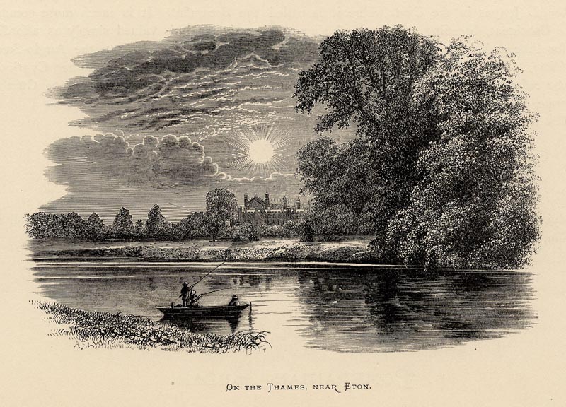 On the Thames, near Eton by Benjamin Fawcett, naar A.F. Lydon