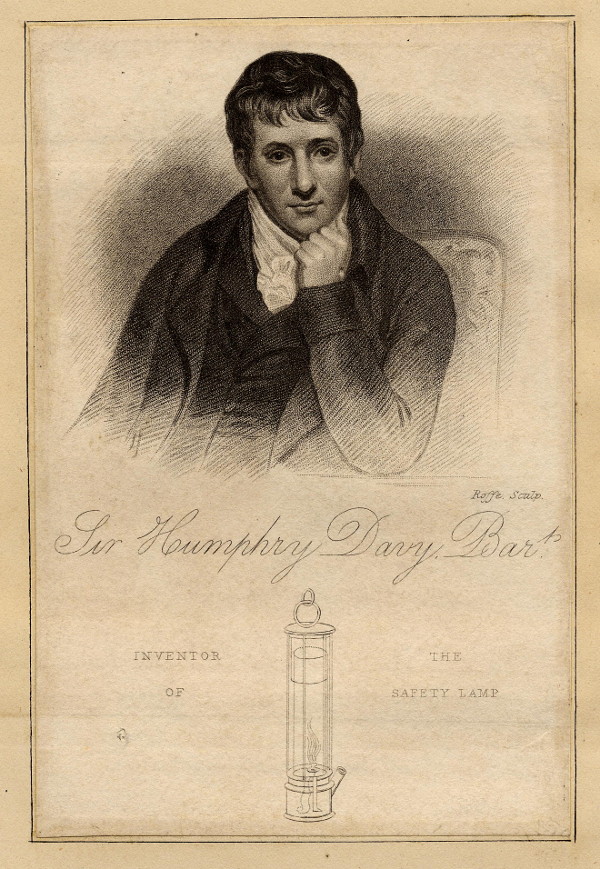 print Sir Humphry Davy, Bart. by John Roffe