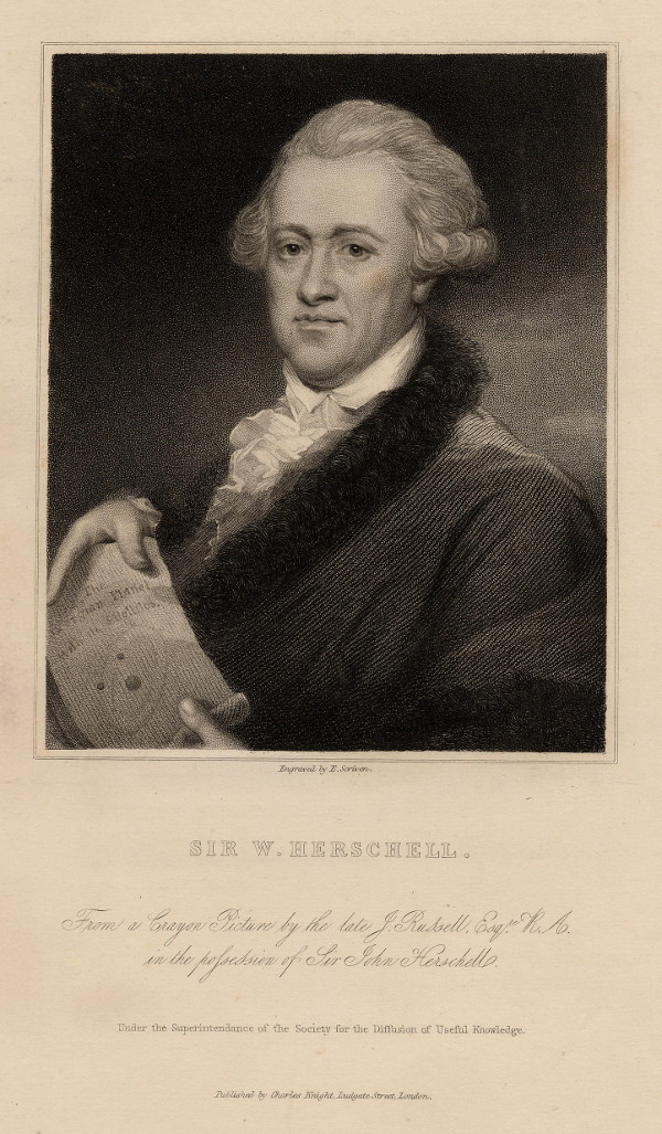 print Sir. W. Herschell by E. Scriven, naar J. Russell