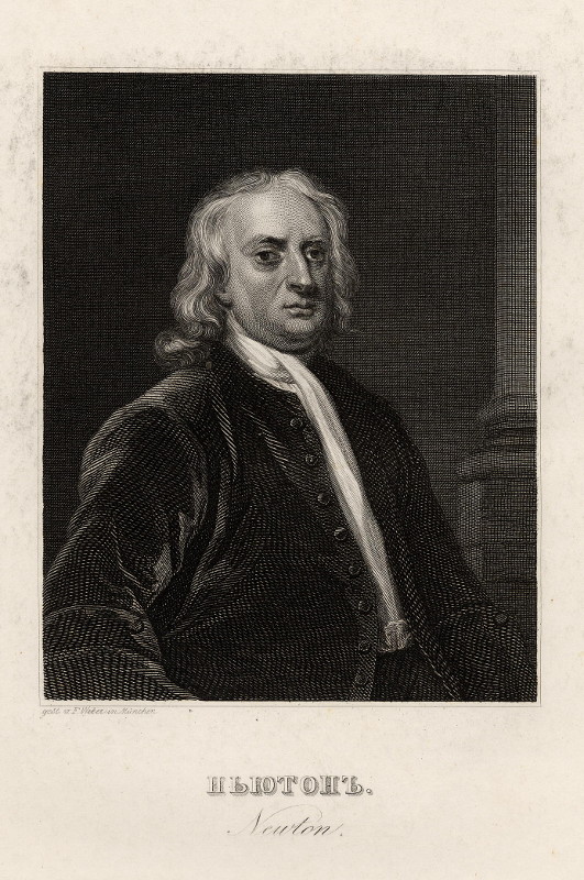print Newton by E. Scriven naar Vanderbank