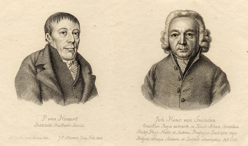 P. van Hemert, Joh. Henr. van Swinden by J.E. Marcus naar H.W. Caspari