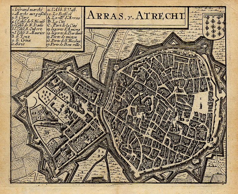 Arras v. Atrecht by mogelijk Ludovico Guicciardini