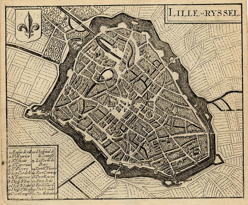 Lille - Rijssel by Lodovico Guicciardini