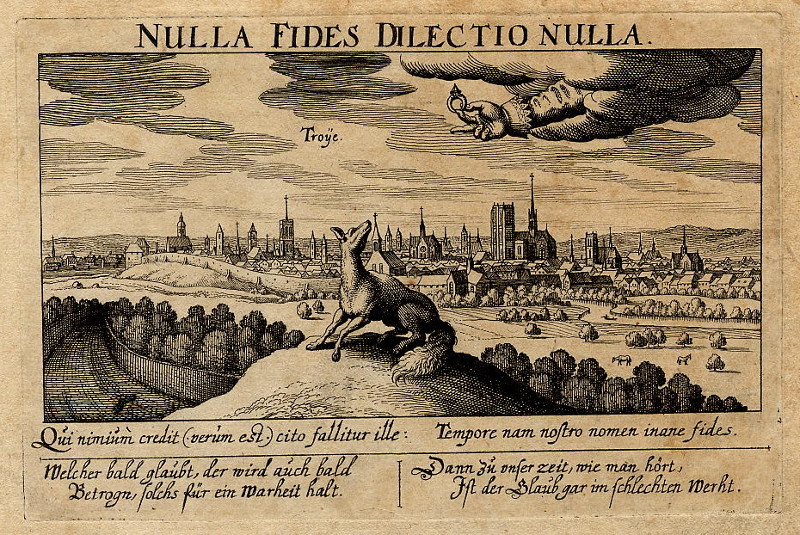 Nulla fides dilectio nulla by Eberhard Kieser