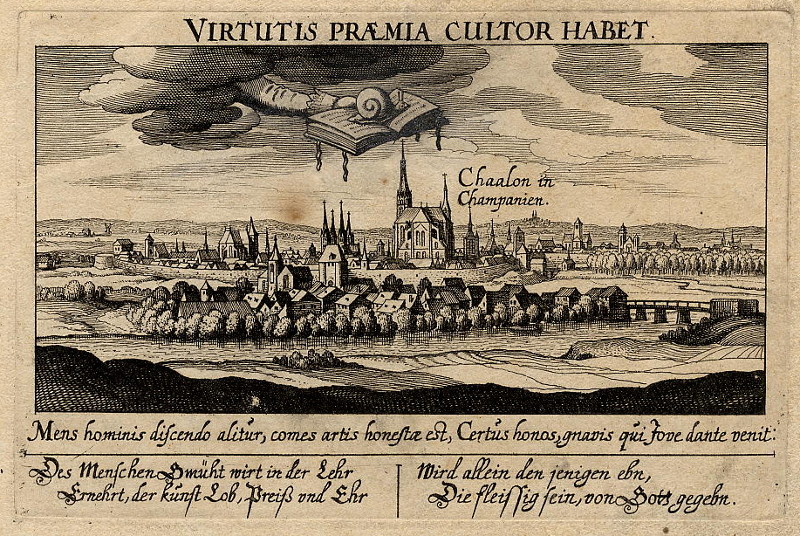 Virtutis praemia cultur habet by Daniel Meisner