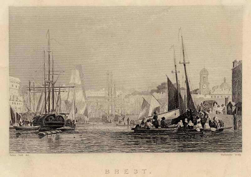 Brest by Outhwaite, naar Jules Noël