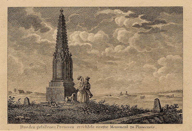 Das den gefallenen Preussen errichtete eiserne Monument zu Plancenois by nn