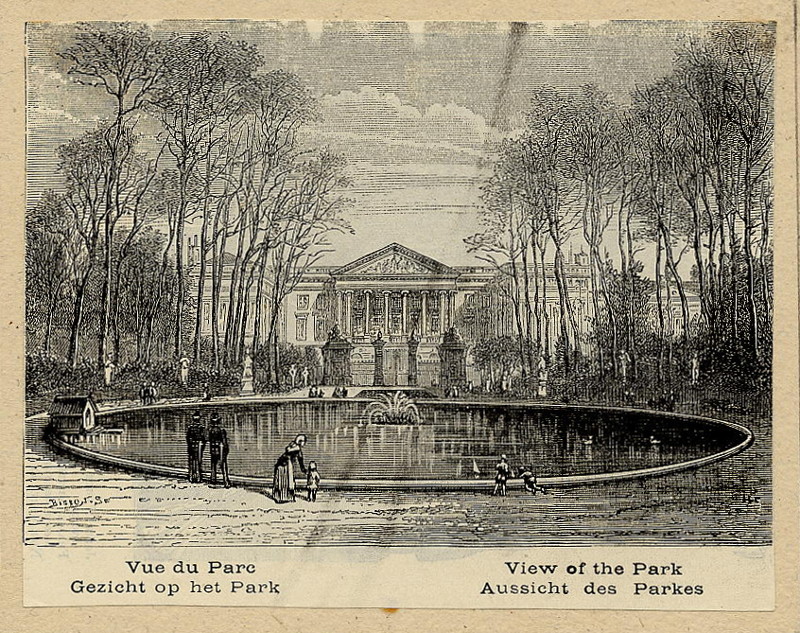 Vue du Parc, Gezicht op het park by Bisson