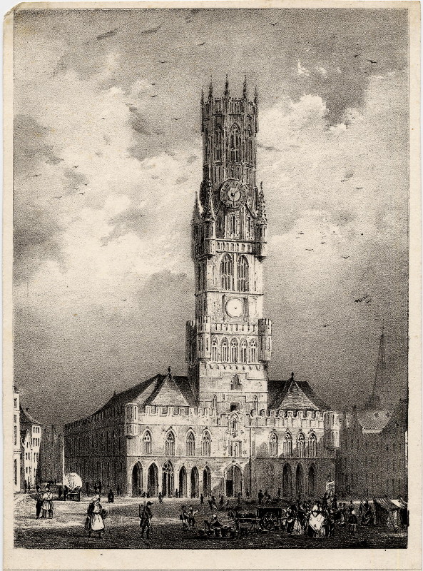 view Vue de la Tour de Bruges by G.P. vanden Burggraaff